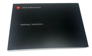 Leica M Monochrom (2012) 1st Version Camera Instruction Guide In English German - Picture 1 of 2