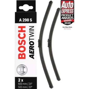 2x Wiper Blades (Pair) Flat Aero type A298S 3397007298 Bosch Aerotwin 600/500mm - Picture 1 of 4