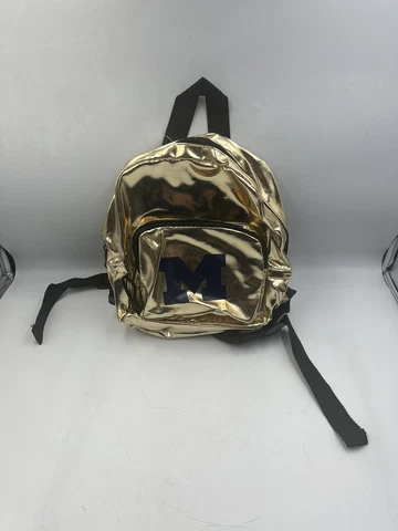 Officially Licensed NCAA Spotlight Mini-Backpack, Michigan Wolverines, Gold Cover
