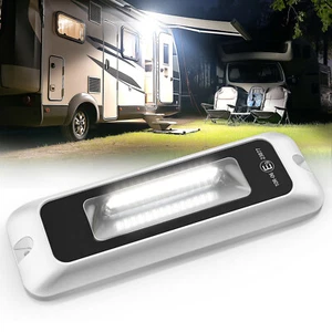 Luz de porche exterior para autocaravana de 6 pulgadas, lámpara LED utilitaria toldo exterior blanca 6000K barco - Imagen 1 de 12