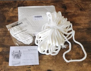 50Ft 1/4" Self Watering Capillary Wick Cord Vacation Plant Sitter DIY Hydroponic - Picture 1 of 9