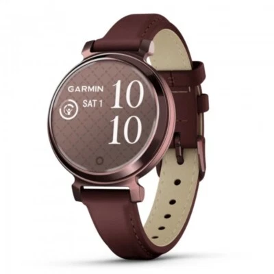 Garmin Lily 2 Classic Dark Bronze with Mulberry Leather Band 010-02839-03 - Image 1 of 3