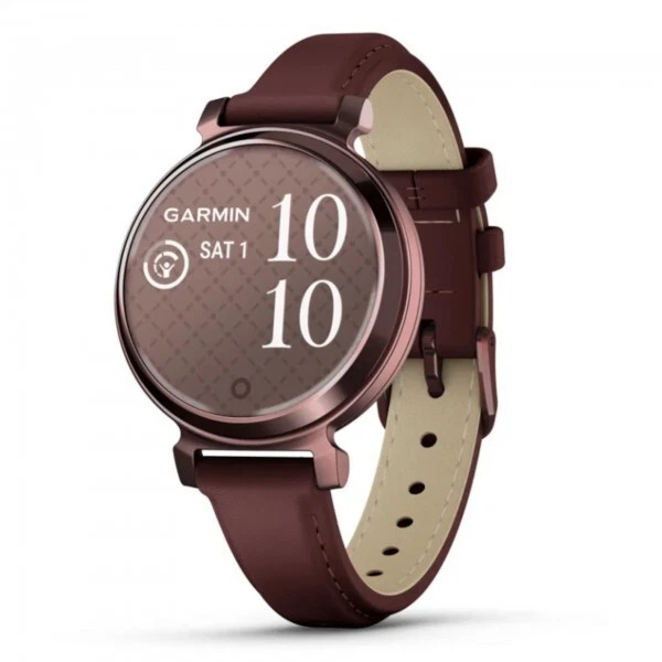 Garmin Lily 2 Classic Dark Bronze with Mulberry Leather Band 010-02839-03 - Image 1 of 3