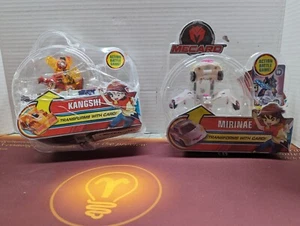2 Mattel Mecard Deluxe KANGSHI, MIRINAE Figure Action Battle Game in bubble. D3 - Picture 1 of 5