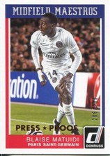 Donruss Soccer 2015 Bronze [299] Midfield Maestros Chase Card #8 Blaise Matuidi