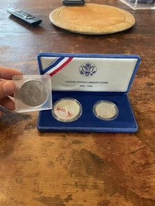 United States Liberty Coins 1886 - 1986 3 Coin Set - Picture 1 of 3