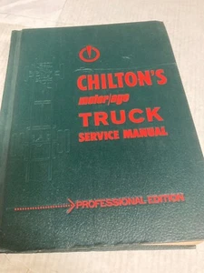 1971 CHILTON'S TRUCK SERVICE MANUAL LIGHT-MEDIUM PROFESSIONAL EDITION - Bild 1 von 3
