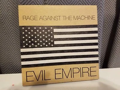 RAGE AGAINST THE MACHINE EVIL EMPIRE Advance Silkscreened NM 7 inch SCARCE 1995 - Image 1 of 3