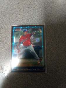 Arquimedes Nieto 2009 Bowman Chrome Rookie Black Xfractor # 80/199