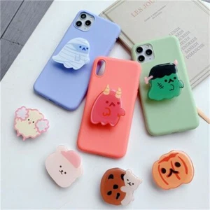 Support de support extensible de téléphone de dessin animé mignon pour téléphones portables poignée universelle anneau de doigt - Photo 1 sur 29