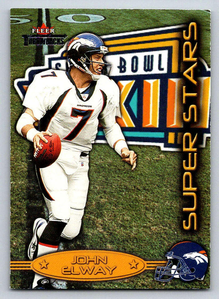 2002 Fleer Throwbacks Super Stars #8 John Elway (ref 220402) - Image 1 of 2