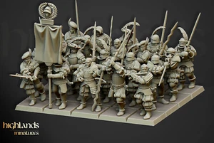 Highlands Miniatures Sunland The Landsknechts of Soltau - Swordsmen 32mm scale - Picture 1 of 3