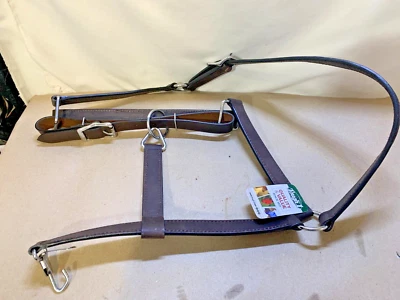 Tough 1 Brown Leather Draft Size Royal King Stable Halter 44-9500 - Image 1 of 4