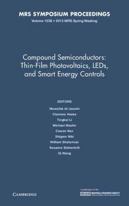 Compound Semiconductors Volume 1538 Thin-Film Photovoltaics LEDs … 9781605115153 - Bild 1 von 1