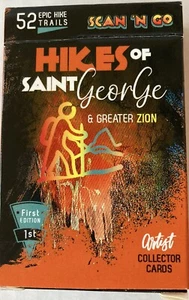 Hikes of St George Utah Zion Area Trail Guide collector card deck ed SCAN N GO - Picture 1 of 5