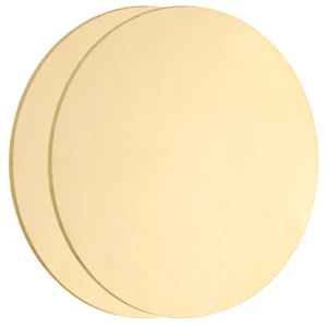 2Pcs Brass Round Plate, 0.08"(2mm) Thick 3.2"(80mm) Dia H62 Brass Round Sheet - Picture 1 of 6