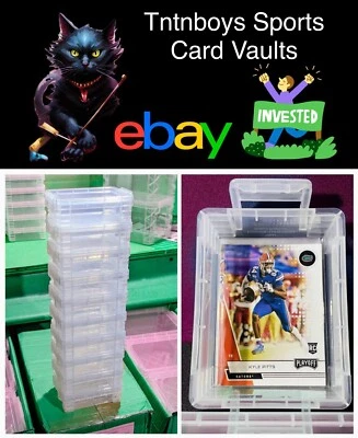Trading Card Boxes - (Storage Case Lot x5) FOR CARDS IN PENNY SLEEVES Stackable - Image 1 of 4