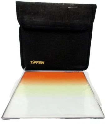 Tiffen 6.6x6.6" Sunset 1 Graduated Glass Filter Soft Grad MFR #6666CGSUN1 - Image 1 of 4