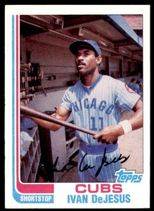 1982 Topps. Ivan DeJesus . Chicago Cubs #484