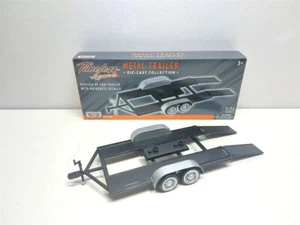 Carrello Trasporto Auto Trailer Universale - 1/24 MotorMax - Foto 1 di 4
