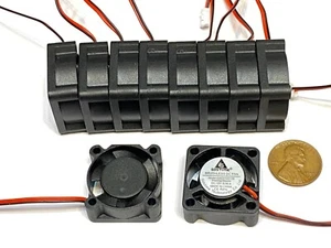 10 GDT mini Cooler 12V 2pin 2510 25x25x10mm DC Cooling Fan micro brushless  c7 - Picture 1 of 7