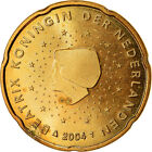 [#765516] Nederland, 20 Euro Cent, 2004, ZF, Tin, KM:238