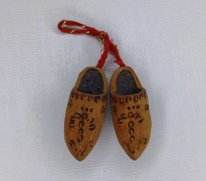 Miniatur Deko Holzschuhe Mini Paar Holland Souvenir - Bild 1 von 12