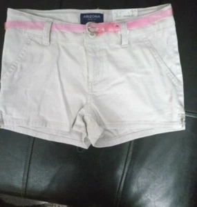 Girls Size 10 Regular Arizona shorts Adjustable Waistband Twill Shorts - Picture 1 of 4