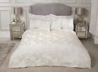 Duvet Set Embellished Jacquard Quilt Cover with Pillow Cases - Butterfly Meadow