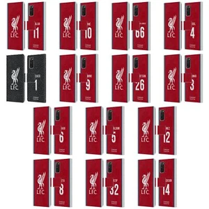LIVERPOOL FC 2020/21 JOUEURS HOME GROUPE 1 ÉTUI COQUE EN CUIR PU POUR SAMSUNG 1 - Photo 1 sur 13