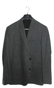 Neu ohne Etikett Herren 44R 44 Reg ALLSAINTS Ross CT Wolle Sportmantel in Grau - Bild 1 von 12