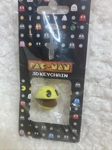PAC-MAN  3D Keychain With Quick Release Hasp NIP - Picture 1 of 9