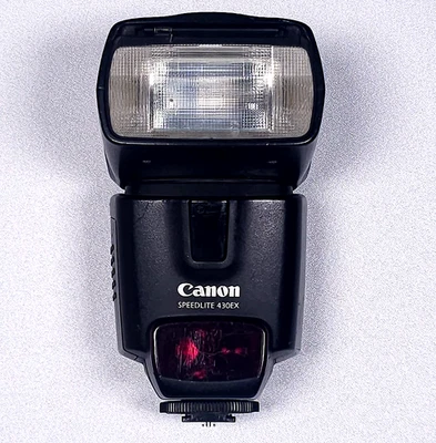 Canon Speedlite 430EX Camera Flash Shoe Mount Digital SLR DLSR Parts/Repair - Image 1 of 4