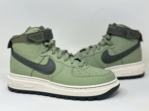 DA0418 300 Nike Air Force 1 High Boot Oil Green Sequoia Olive US Size 8.5 Men’s - Picture 1 of 7