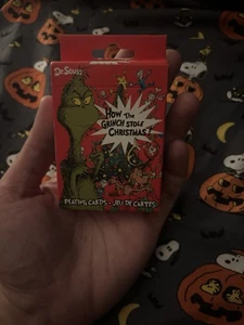 Mazzo Carte da Gioco Grinch Gioco Famiglia Night Fun Merchandise con Licenza Ufficiale - Foto 1 di 2