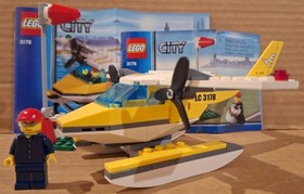 LEGO City 3178 SEAPLANE 100% Complete with Minifigure and Instructions RARE