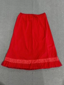 Vintage Philmaid Nylon Half Slip Red Skirt Size Medium - Picture 1 of 7