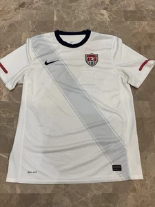 Nike USA Fußballnationalmannschaft Trikot Herren L weiß 2010 Football Authentic - Bild 1 von 12