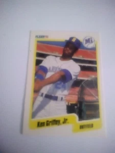 1990 Fleer - Ken Griffey Jr #513 Blue Heart 💙 On Front - Picture 1 of 9
