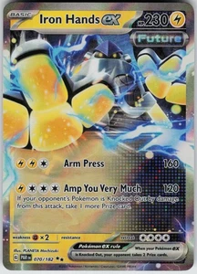 Pokemon Iron Hands ex 031/131 SV: Prismatic Evolutions Double Rare card NM - Picture 1 of 2