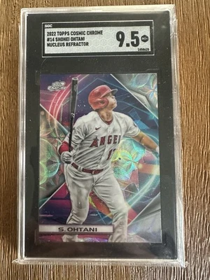 2022 Topps Cosmic Chrome Nucleus Refractor #14 Shohei Ohtani SGC 9.5 Angels - Image 1 of 2