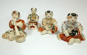 Satsuma Figuren Japan musizierende Kinder - Bild 1 von 19