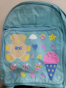 Vintage Sanrio Teddy Bear Tweedle Dee Dee Napsack Backpack 1985 1988 LOOK! - Picture 1 of 8