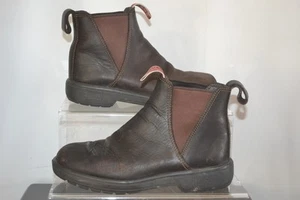 ROSSI Unisex brown leather ankle boots UK size 6.5 - Imagen 1 de 8