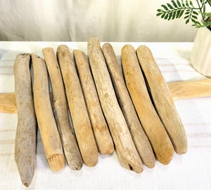 Natürliches Treibholz Konvolut: Glatte Bastelholzstücke, Wohndeko (10-12 Zoll, 9 Stück) - Bild 1 von 8