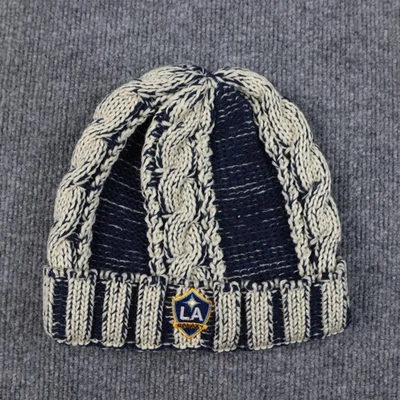 Gorro LA Galaxy para hombre talla única azul blanco MLS fútbol puños tejido Adidas Foto 1 de 4