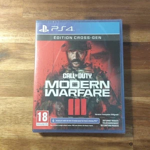 CALL OF DUTY MODERN WARFARE III (3) - PS4 ( Pal FR ) Neuf New EDITION CROSS-GEN - Imagen 1 de 2