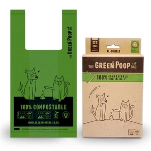 The Green Kotbeutel 100% kompostierbare Hundekotbeutel XL - 120 Beutel - Bild 1 von 1