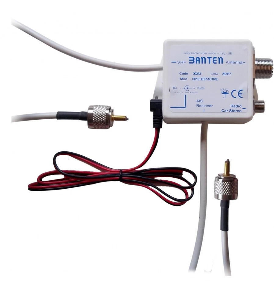 SIEHE ARTIKELBEZEICHNUNG BANTEN - Aktiver Duplexer für UKW-Seefunk, Autoradio und AIS