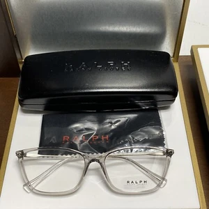 Ralph Lauren RA7124 5916 Eyeglasses Women crystal clear Butterfly 55-16-140 New - Picture 1 of 7